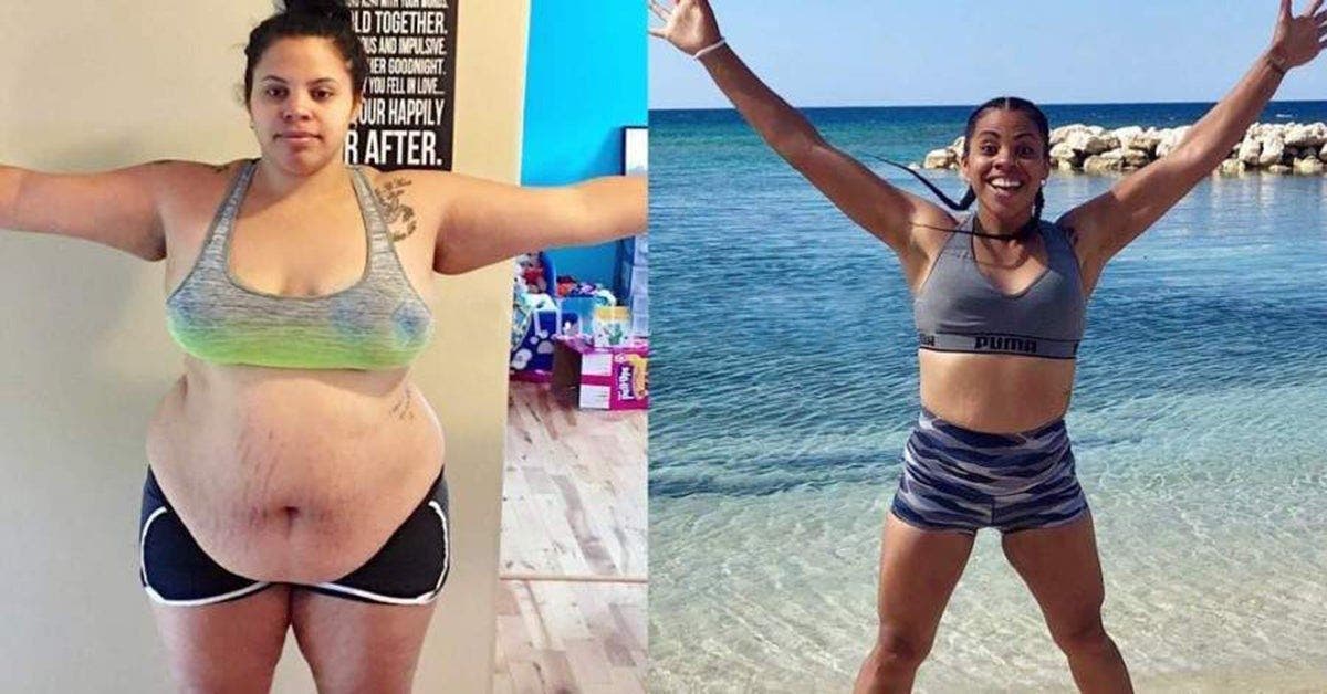Cette femme a perdu 54 kilos en moins d'un an grâce à un régime do...