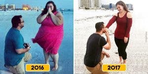 Cette femme souffrant d’obésité a perdu 141 kilos, regardez sa transformation en images