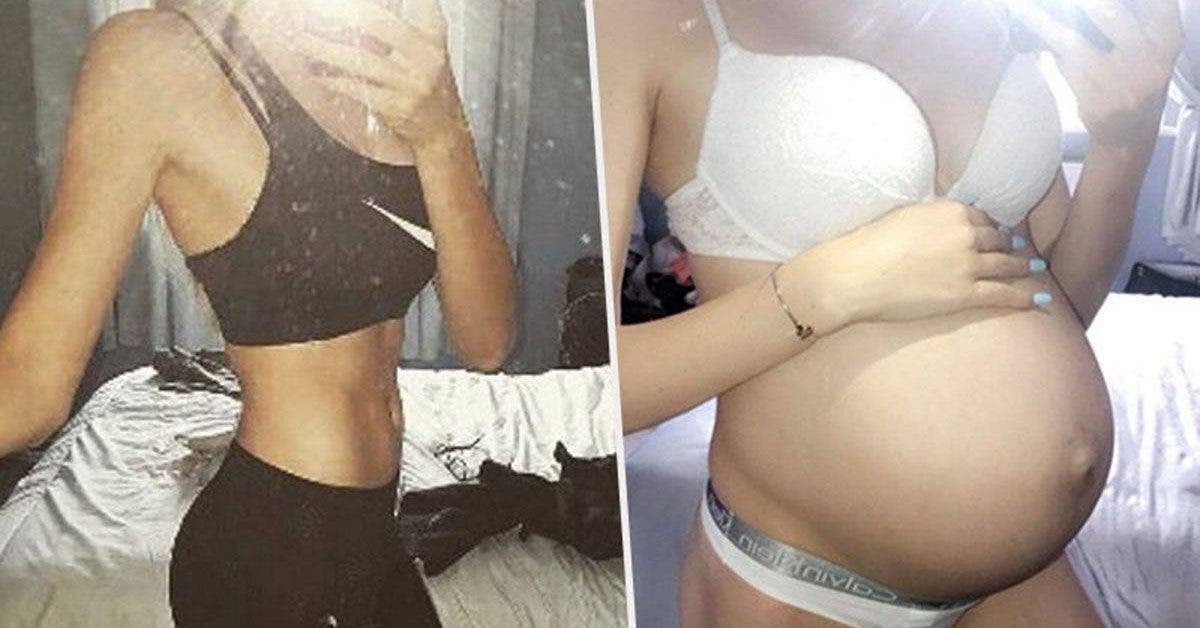 Cette jeune femme de 18 ans avec un ventre plat est choquée d'apprendre qu’elle est enceinte de 8 mois