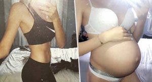 Cette jeune femme de 18 ans avec un ventre plat est choquée d'apprendre qu’elle est enceinte de 8 mois