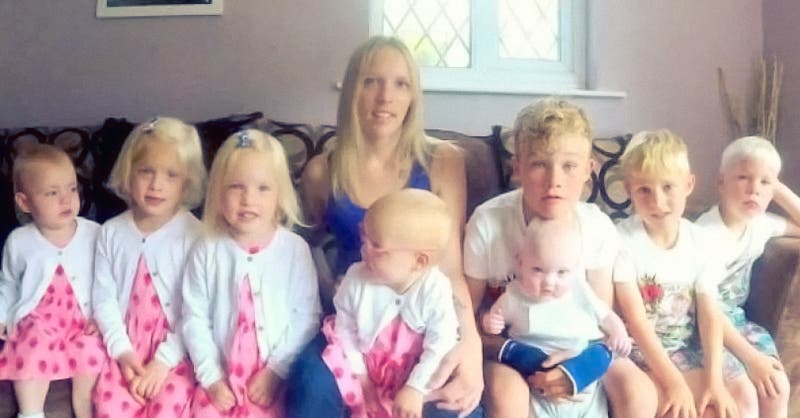 Cette maman de 8 enfants perd subitement son mari