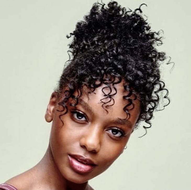 Chignon flou