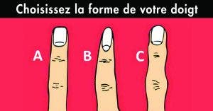 Choisissez la forme de votre doigt