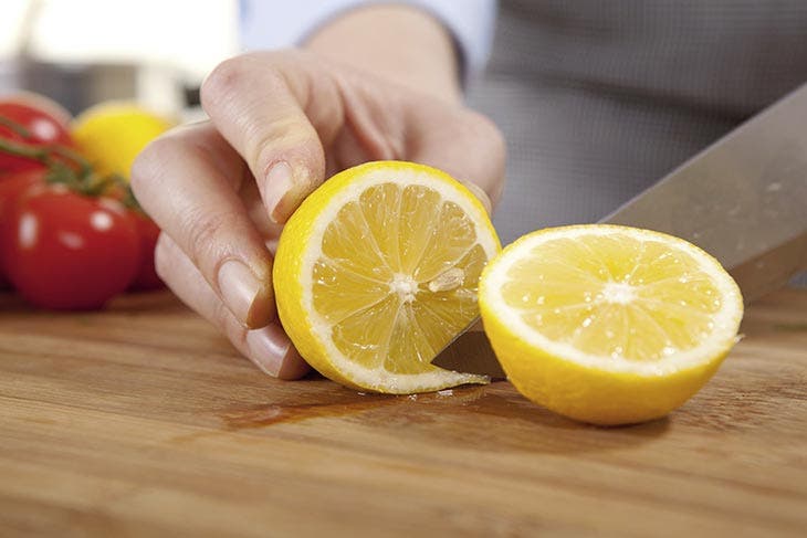 cortar limon