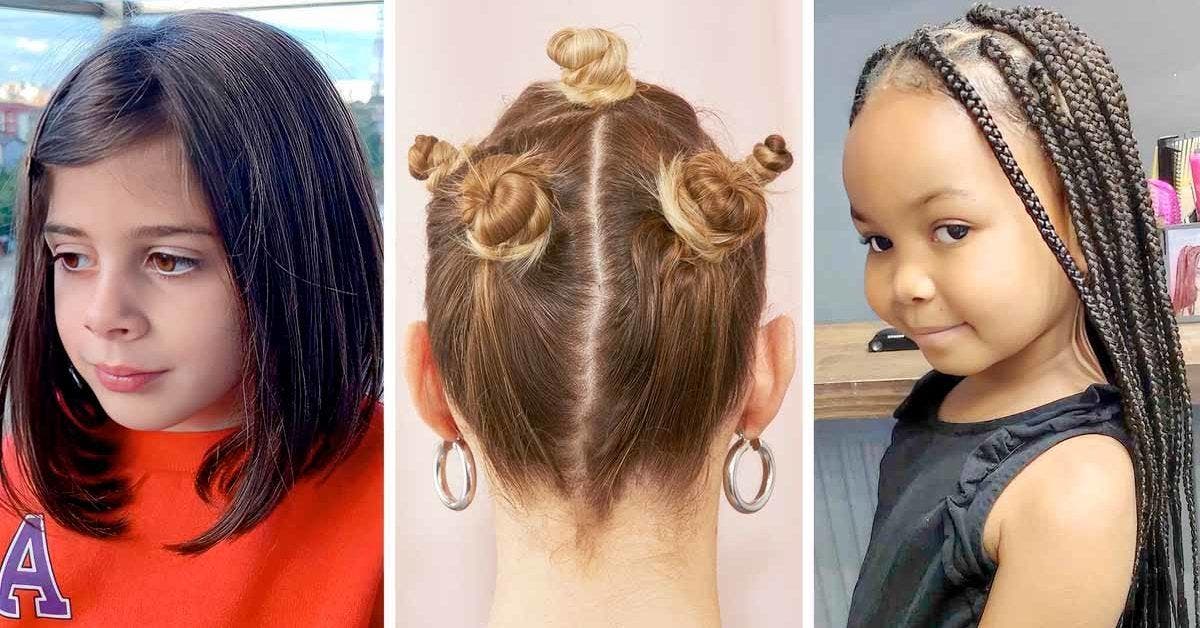 COIFFURE SIMPLE POUR PETITE FILLE CHEVEUX COURT 