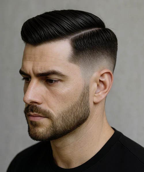 Comb over et taper bas Comb over et taper bas