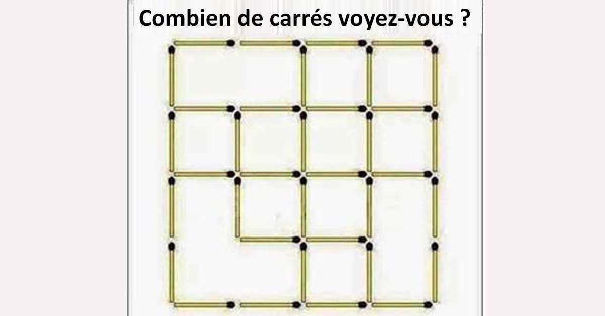Combien de carrés voyez-vous ?