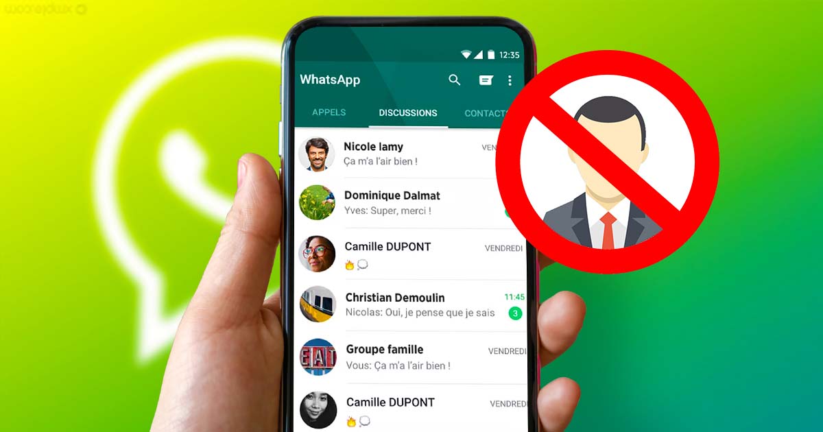 Comment bloquer une personne sur WhatsApp sans qu'elle le sache