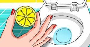 Comment eliminer les bacteries des toilettes avec du citron