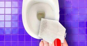 Comment eliminer les mauvaises odeurs des toilettes avec un sachet de the