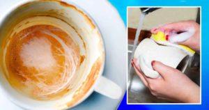 Comment éliminer les taches des mugs sans frotter