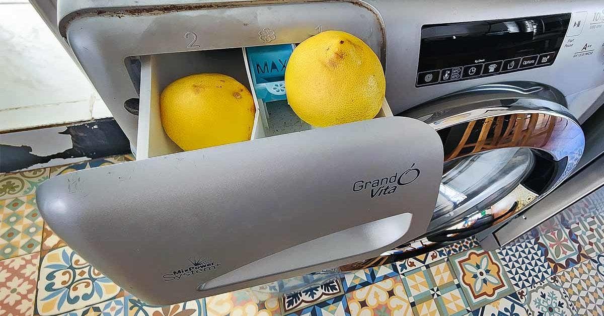 Comment nettoyer le tiroir à lessive de la machine à laver avec du citron final
