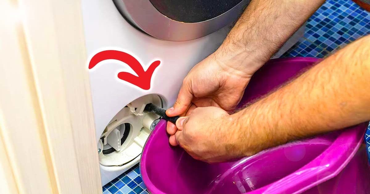 Comment nettoyer le tuyau d’évacuation de la machine à laver ?
