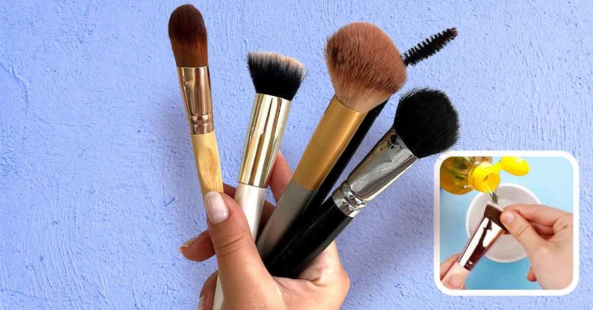 Comment nettoyer les pinceaux de maquillage sans les abîmer ?