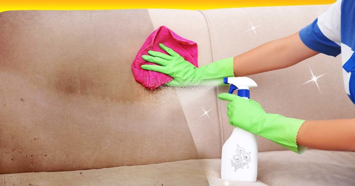 Comment nettoyer un canapé en microfibre pour le rendre comme neuf ? Une astuce simple et brillantes