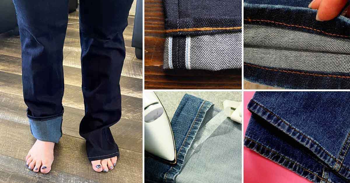 Comment raccourcir un pantalon tout en conservant l’ourlet d’origine (méthode simple)