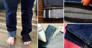 Comment raccourcir un pantalon tout en conservant l’ourlet d’origine (méthode simple)