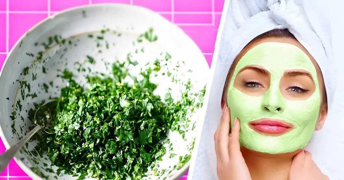 Comment réaliser un masque au persil pour rajeunir le visage et estomper l'acné