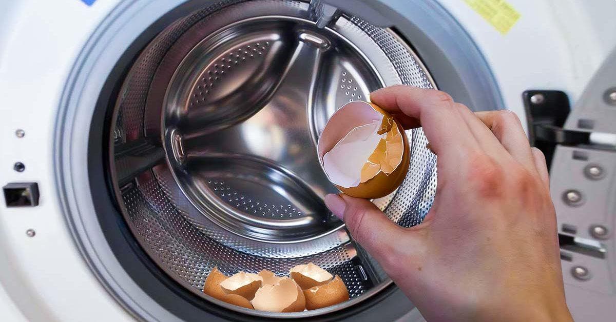 Comment utiliser les coquilles d'oeufs pour blanchir le linge en machine à laver Cover