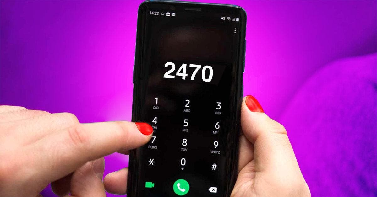 Composez le 2470 sur votre mobile - ça débloque une fonction méconnue qui aide