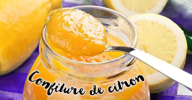 Confiture de citron : la recette facile étape par étape