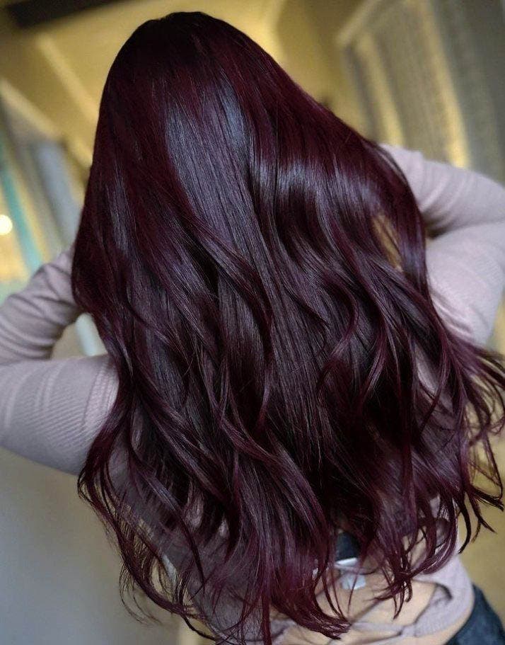 Couleur de cheveux cerise noire Couleur de cheveux cerise noire