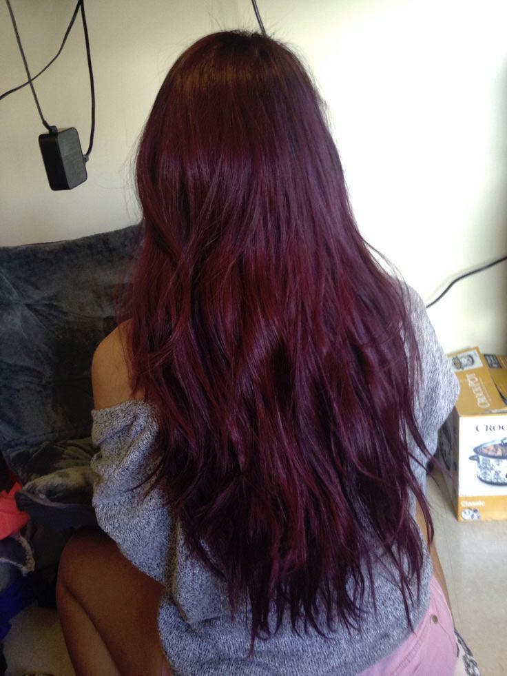 Couleur de cheveux merlot noir Couleur de cheveux merlot noir
