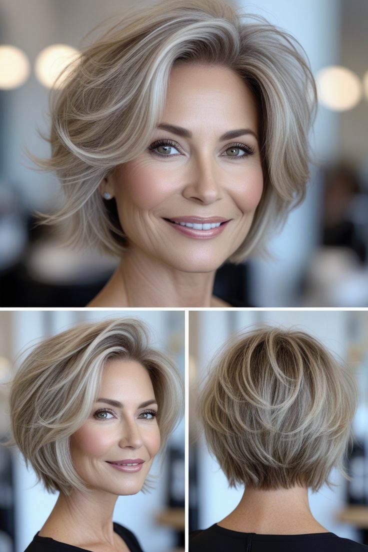 Coupe courte asymétrique Coupe courte asymétrique