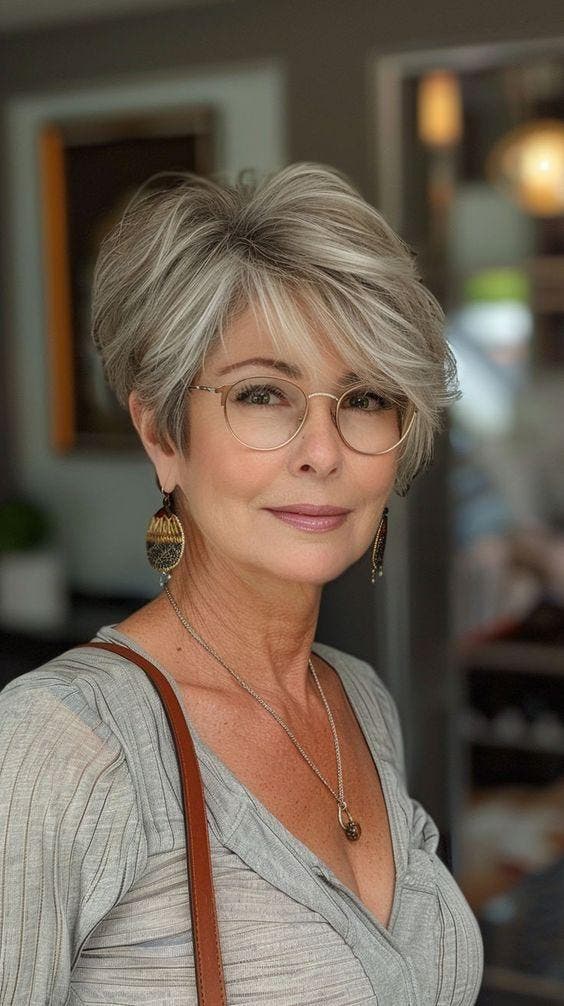 Coupe courte pour femme mature