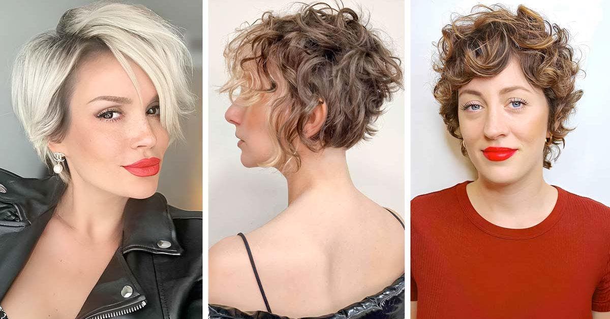 Coupe courte pour femmes - 160 jolies coiffures en dégradé facile à coiffer