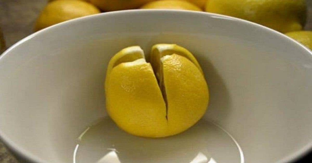 Coupez un citron et gardez-le dans votre chambre à coucher
