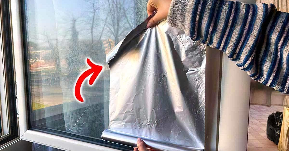 Couvrez les fenêtres avec du papier aluminium final