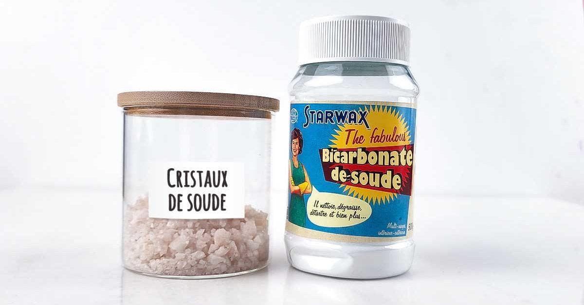 Cristaux de soude et bicarbonate de soude : quelles différences et comment  les utiliser ?