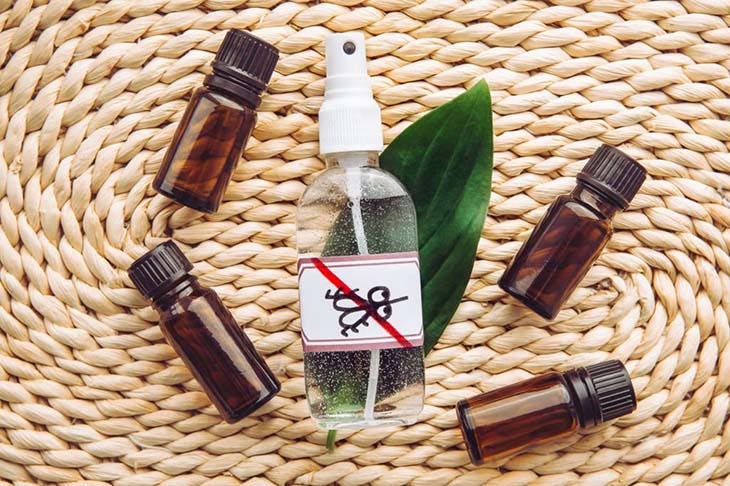Insect repellent based on essential oils