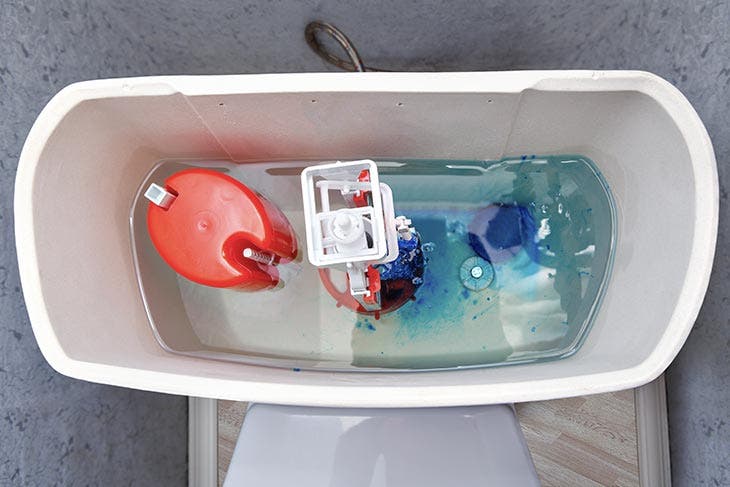 Descalcificación de la cisterna del inodoro