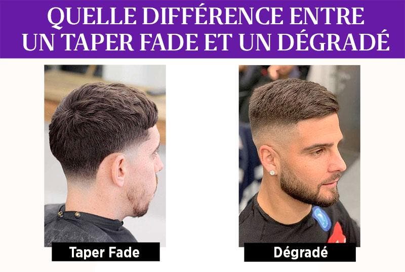 Différence entre taper fade et dégradé Différence entre taper fade et dégradé