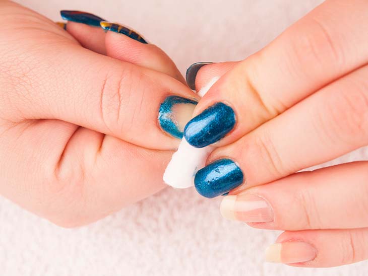 Acetone-free nail polish remover