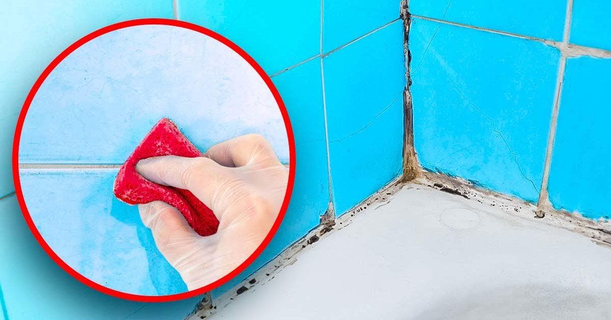 Éliminez le savon et le tartre qui collent aux carreaux de la salle de bain en 10 min grâce à une astuce simple001