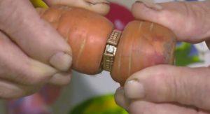 Elle perd sa bague de fiançailles dans le jardin après 13 ans, elle la retrouve autour d'une carotte