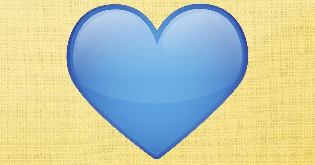 Emojis coeur bleu 💙 quelle est sa signification et quand l’utiliser