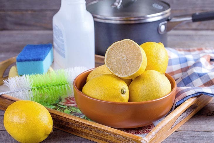 Clean with lemon