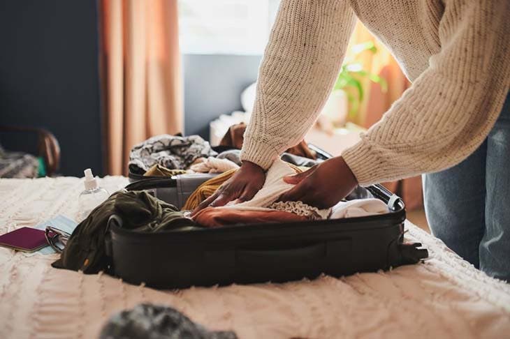 Packing before you travel