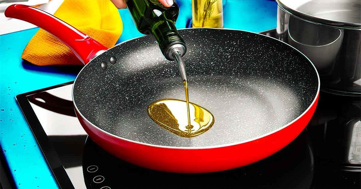 Faut-il versez de l’huile sur une poêle chaude ou froide ? Un détail qui fait toute la différence