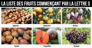 Fruit en S - la liste des fruits commençant par la lettre S_