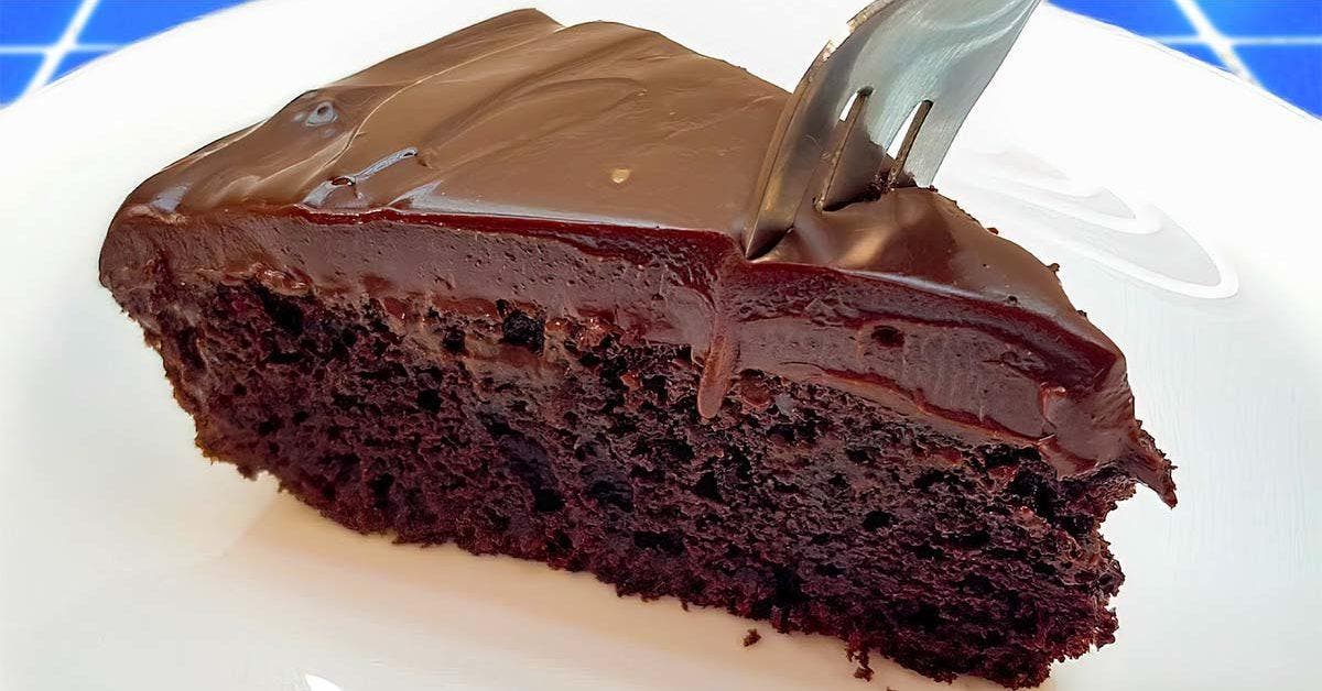 Gâteau au chocolat sans œufs, ni lait une recette simple final