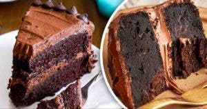 Gâteau au chocolat sans sucre, sans beurre et tellement délicieux