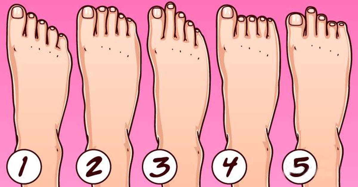 Il existe 5 formes de pieds et chacune indique un type de personnalite 1