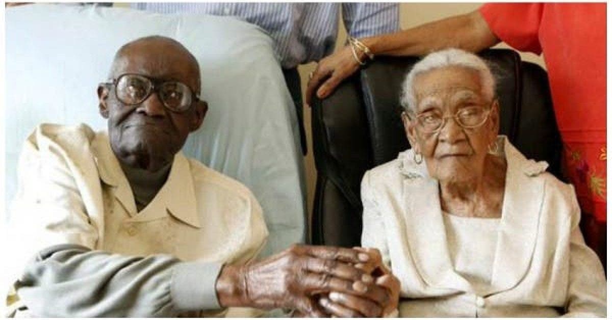 Ils ont a eux deux 213 ans – le mari en a 108 la femme 105 et ils fetent leur 82e annee de mariage 1