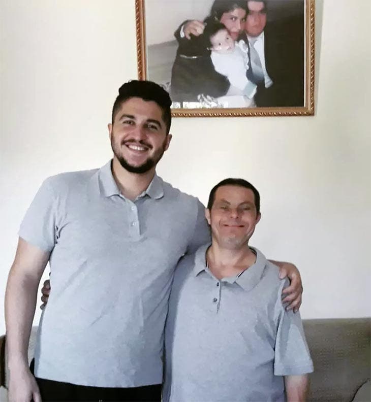 Jad Issa and his son