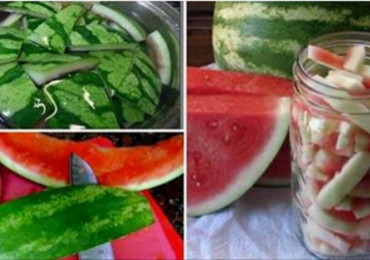 I used to throw the skin of the watermelon until my husband told me something that I had never known!
